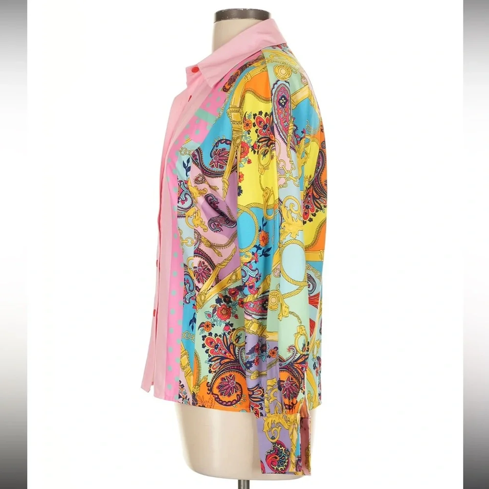 Vibrant Multicolor Women's Dress - Picture 6 of 16